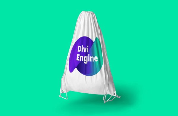 Divi Engine String Bag (Big Logo) - Image 3